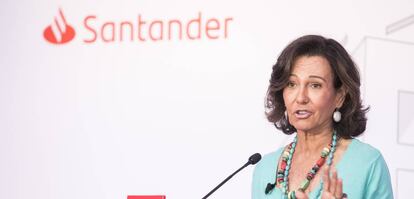 La presidenta de Santander, Ana Botín. 