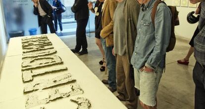 Un momento de la exposición, en la galería Masserre de Barcelona