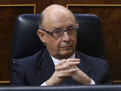 Spainish Finance Minister Cristobal Montoro mulls his options.