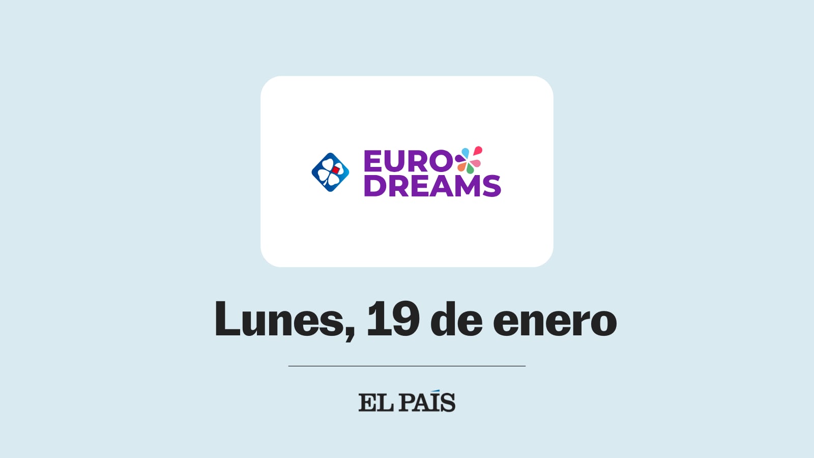 Eurodreams: comprobar sorteo del lunes 19 de enero