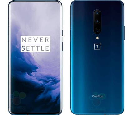 El atractivo diseño del OnePlus 7 Pro en color azul gradiente