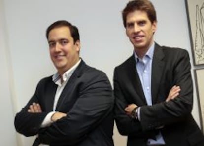 Juan Teijeiro y Mart&iacute; Escursell, socios de Cube Investments.