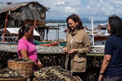 Kamala Harris, durante una visita a Filipinas, el 22 de noviembre de 2022. El 19 de noviembre de 2021, Harris ejerció de presidenta en funciones desde las 10:10 a las 11:35 am EST, al ser intervenido el presidente Biden de una colonoscopia.