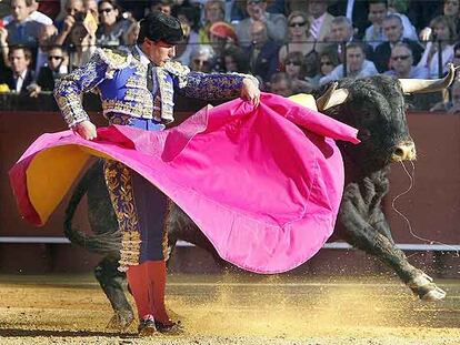 David Fandila, <i>Fandi,</i> en el segundo toro.