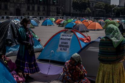 Campamento FRENA en el Zócalo