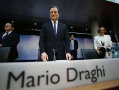 Mario Draghi, presidente del BCE.