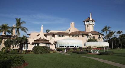 La mansión de Mar-a-Lago de Trump en Florida.