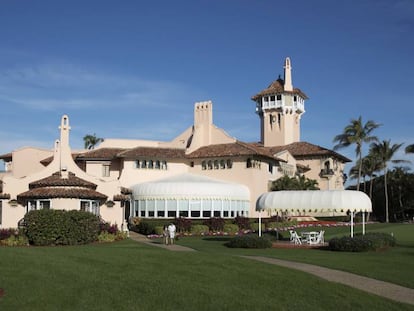 La mansi&oacute;n de Mar-a-Lago de Trump en Florida.