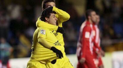 El delantero brasileño celebra su gol ante el Almería