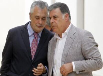 Jose Antonio Griñan y Jose Antonio Viera, en una foto de archivo.