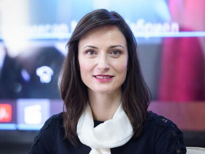Mariya Gabriel, la comisaria europea Innovación, Investigación, Cultura, Educación y Juventud.