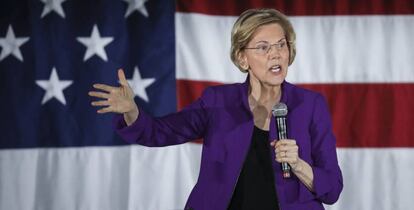 La senadora demócrata Elizabeth Warren.