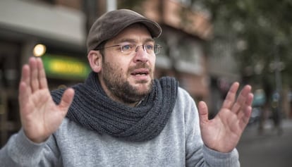 Albano Dante Fachin, líder de Podem, dijous, en un moment de l'entrevista.