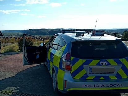 Coche de la policía local de Rivas Vaciamadrid.