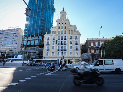 Sede de Crédit Agricole en Madrid.