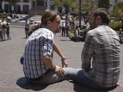 Jordi Évole conversa con Pablo Iglesias en Ecuador