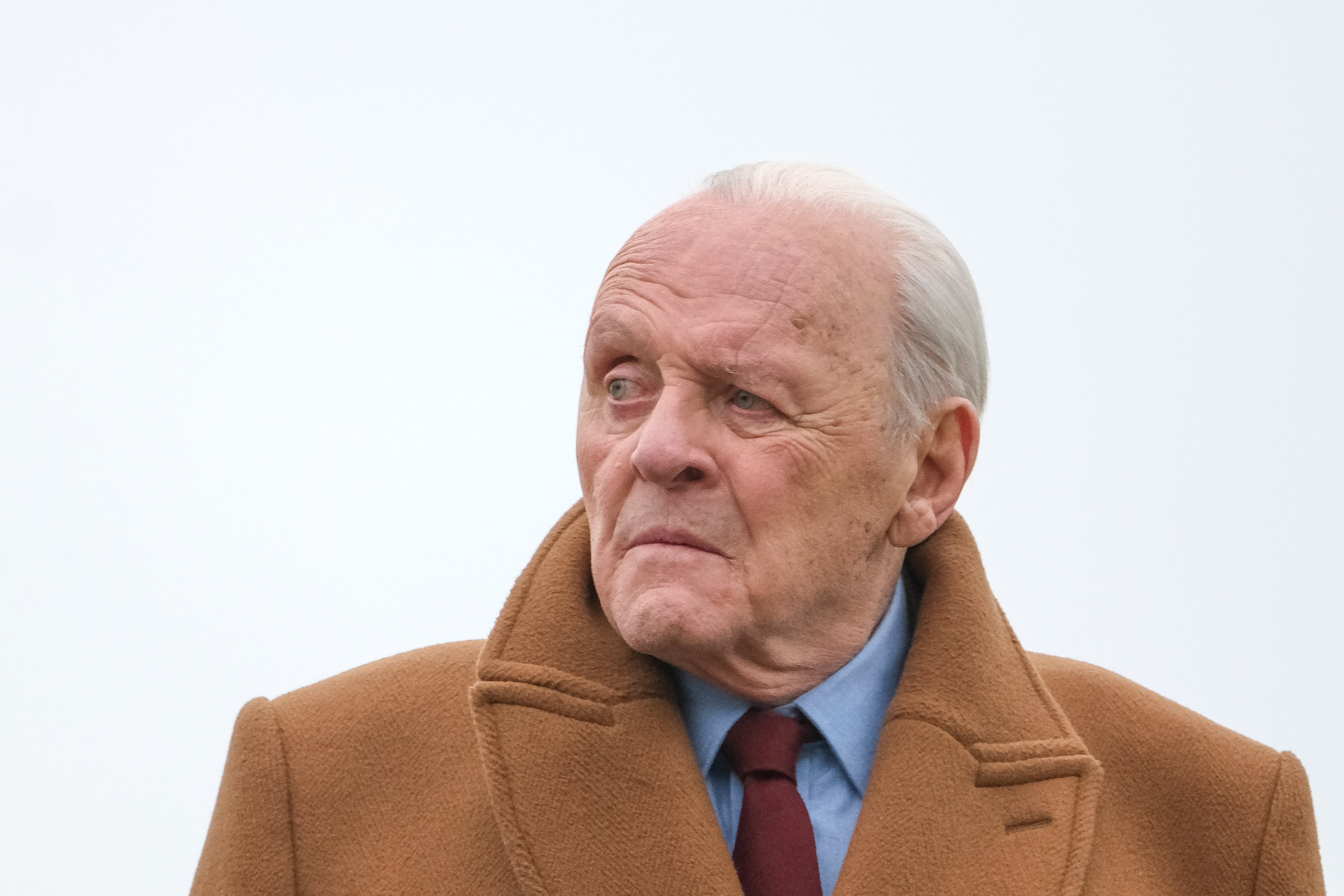Anthony Hopkins en una grabación el 13 de febrero de 2025, en Esher (Inglaterra).