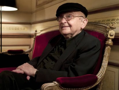 Aharon Appelfeld, en una entrevista en Lyon (Francia) en 2010.