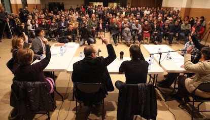 El pleno del Consistorio, ayer durante la discusión sobre el cultivo de cannabis.
