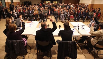 El pleno del Consistorio, ayer durante la discusi&oacute;n sobre el cultivo de cannabis.