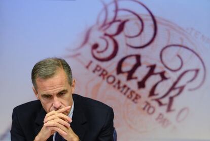 El gobernador del Banco de Inglaterra, Mark Carney.