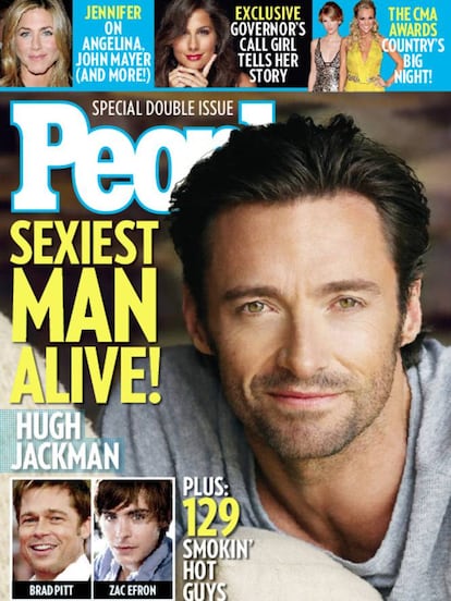 O encantador sotaque de Hugh Jackman foi uma das particularidades que a revista 'People' destacouem sua edição de 2008. Sem deixar de lado seus atributos físicos por suposto.