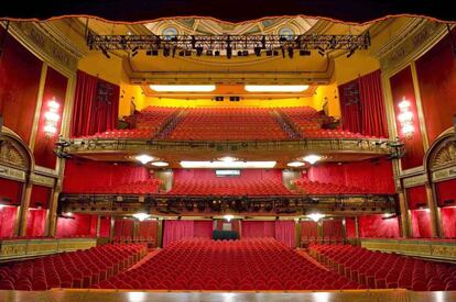 Interior del teatro Lope de Vega de Madrid.