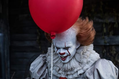 2017 yapımı 'It' filmindeki palyaço Pennywise.