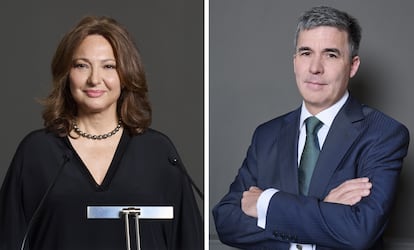 Marta Álvarez, presidenta de El Corte Inglés, y Gastón Bottazzini, consejero delegado del grupo.