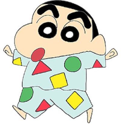 Uno de los personajes de la serie animada <i>Shin-Chan.</i>