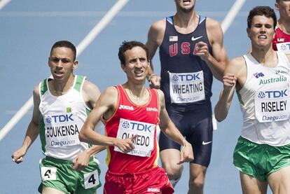 Manuel Olmedo, en la recta final de la eliminatoria para pasar a las semifinales.