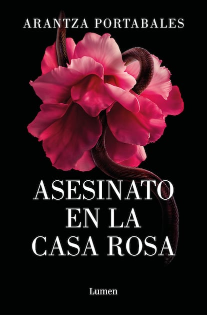 Portada de 'Asesinato en la casa rosa', de Arantza Portabales