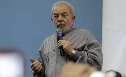 Lula da Silva earlier this month.