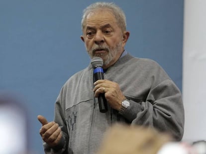 Lula da Silva earlier this month.