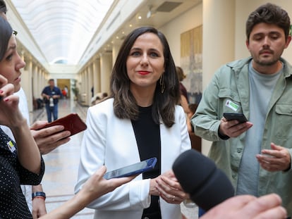 La ministra de Derechos Sociales, Ione Belarra, ofrecía el martes declaraciones en el Senado, en Madrid.