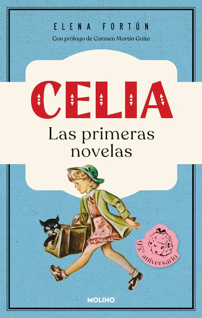 Portada de 'Celia Las primeras novelas', de Elena Fortún. EDITORIAL MOLINO PENGUIN