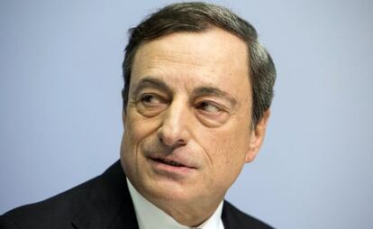 Mario Draghi, presidente del BCE, el pasado diciembre.
