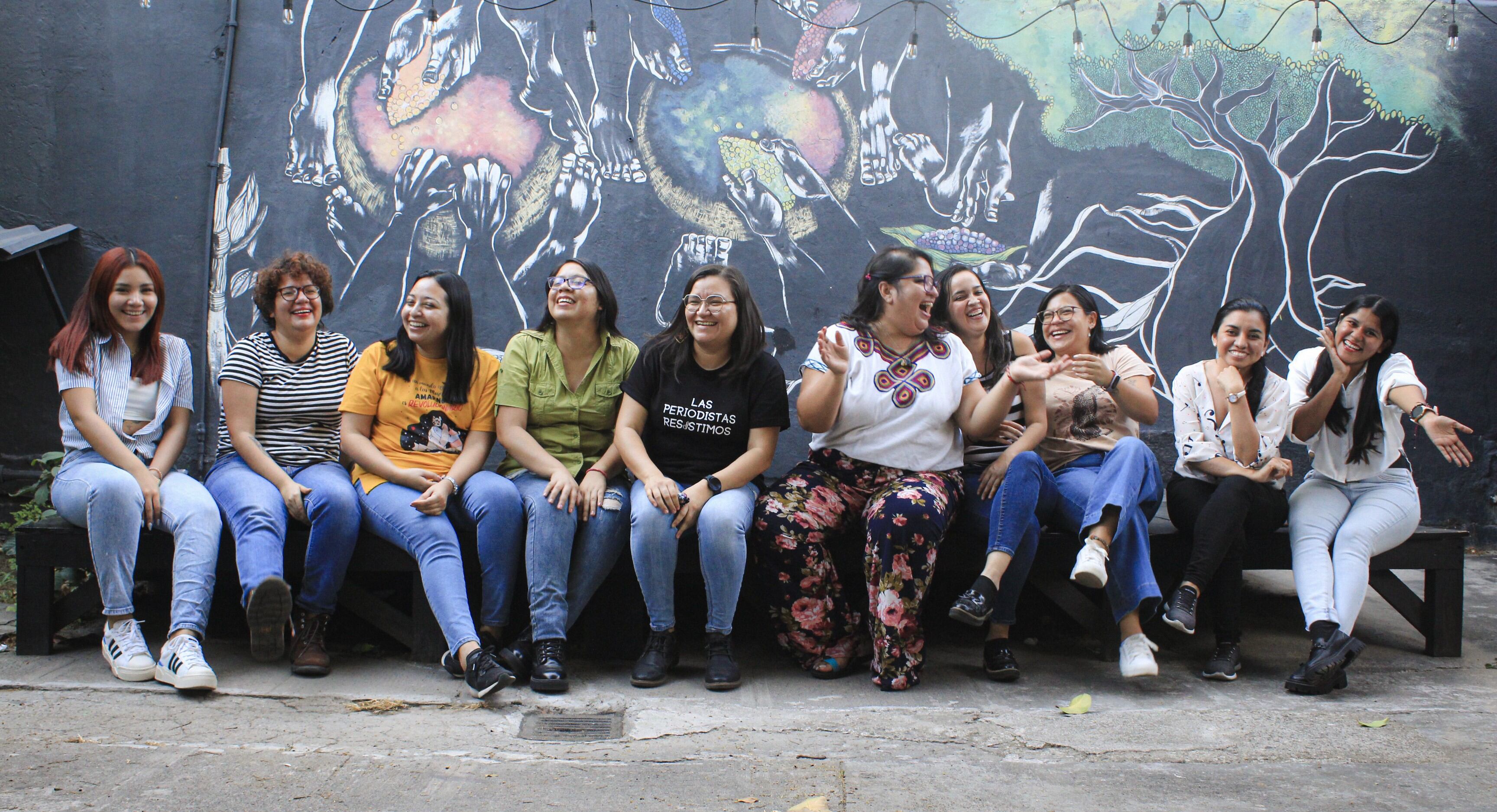 Mujeres de la Asociación Ixchel de El Salvador.