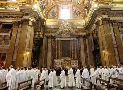 Celebración de la misa con la que empezó el pasado 7 de enero la 35ª Congregación General de los jesuitas en Roma.