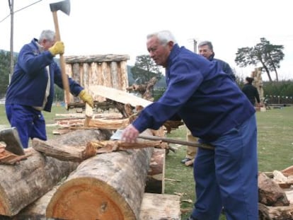 Trabajadores mayores.