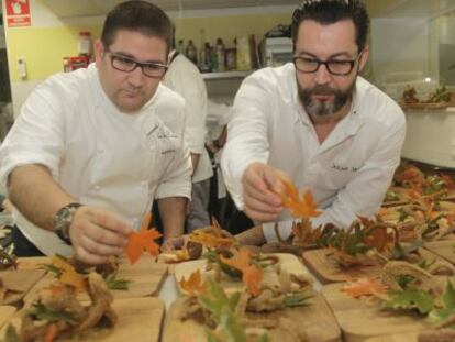 Dani García y Quique Dacosta, cinco estrellas Michelin en total.