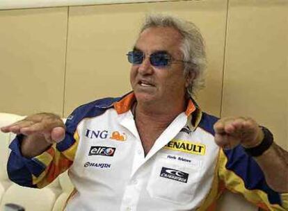 Flavio Briatore, durante la entrevista.