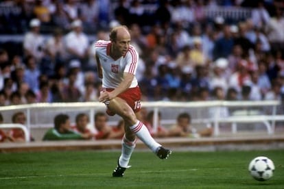Lato, en el Polonia-Bélgica de la fase de grupos del Mundial de España 82
