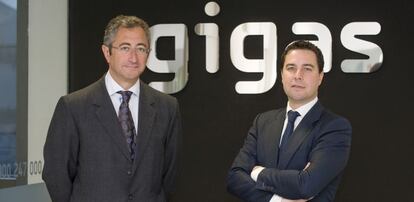 Moisés Israel y Diego Cabezudo, presidente y consejero delegado de Gigas.