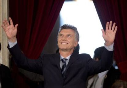 Mauricio Macri, en el Congreso.