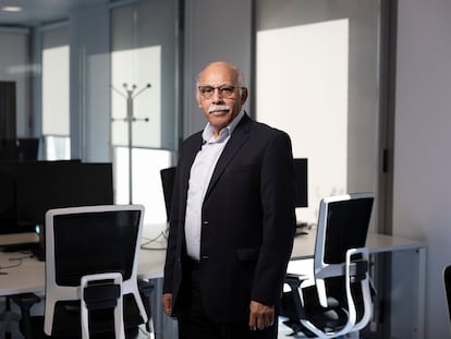 Vijay Kumar from MIT, pictured on October 25 at the headquarters of the Universitat Oberta de Catalunya, in Barcelona.