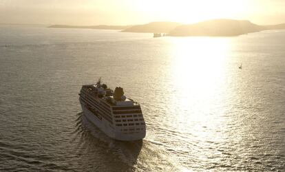 Un crucero en el Atlántico.