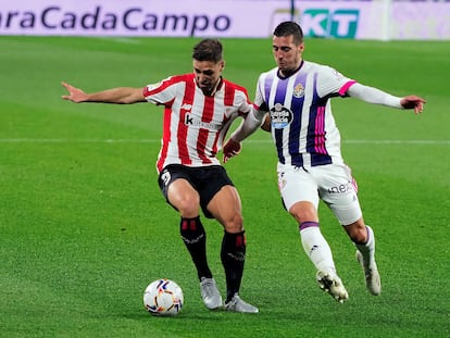 Sergi Guardiola presiona a Unai López.
