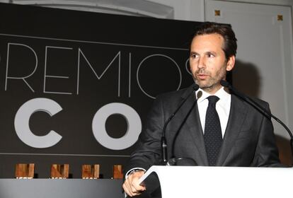 El director de marketing de Ford, Joaquín Sáenz Messía, entregó el premio Ford a la Innovación