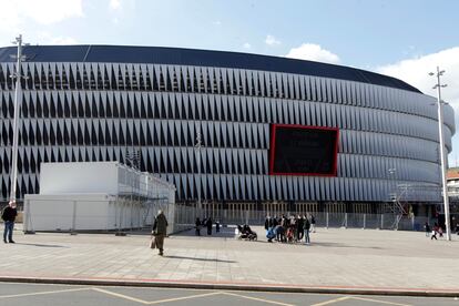 El estadio San Mames en Bilbao.
